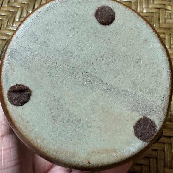 Studio Handcrafted Ceramic Drip-Glaze Bud Vase - Picture 4 of 6